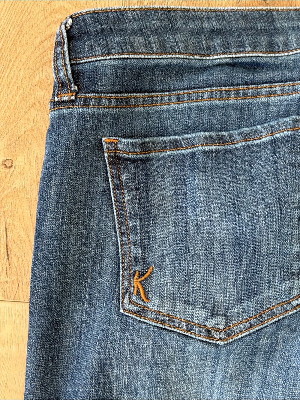 KUT from the Kloth Women’s Size 14 Capri Cuffed Jeans Blue Denim - Picture 4 of 8